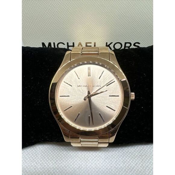 Michael Kors Runway MK3197 Women\'s Rose Gold Stainless Steel Analog Watch YAY74 main image 5